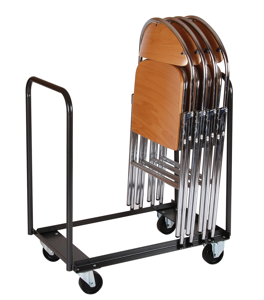 CHARIOT DE TRANSPORT ET DE STOCKAGE POUR CHAISE PLIANTE RODET
